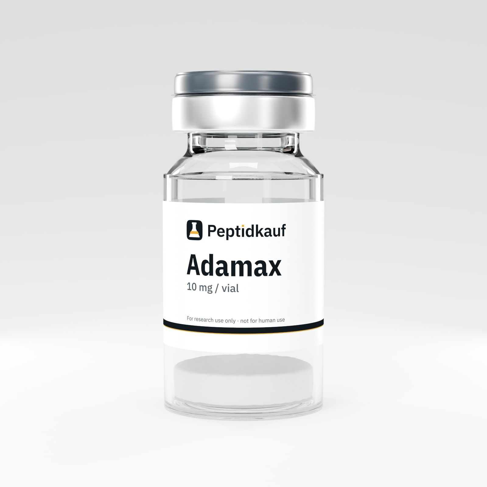 Adamax 10 mg with Peptidkauf label