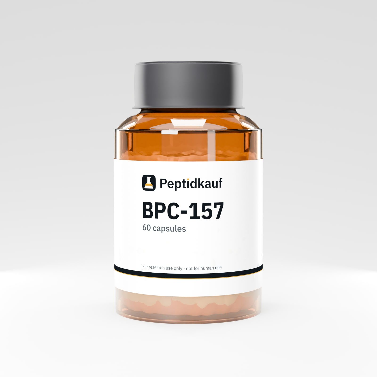BPC-157 Kapseln 60 Kapseln mit Peptidkauf-Etikett