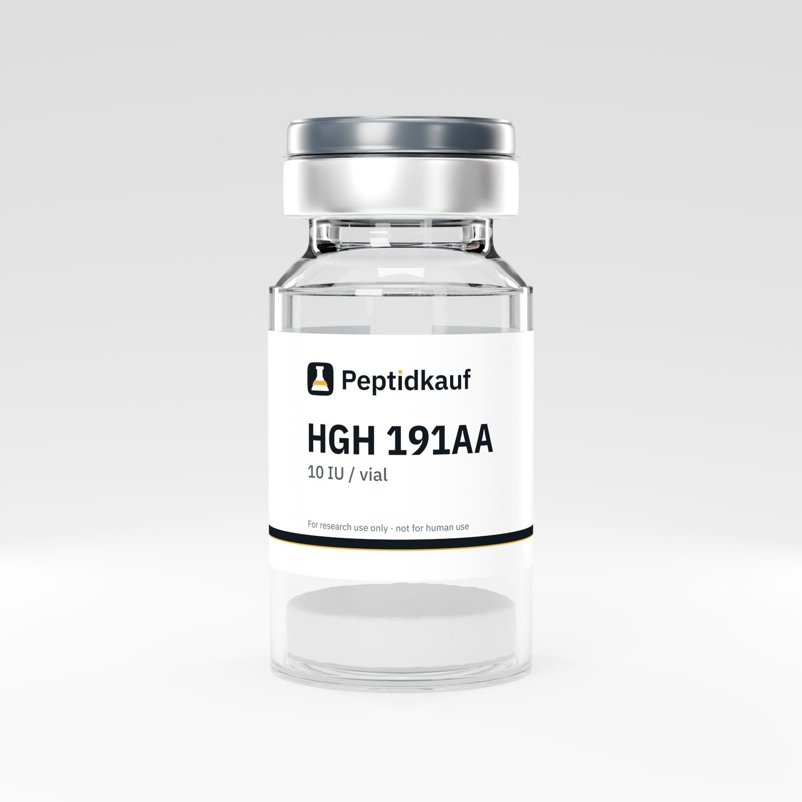 HGH 191AA (Somatropin) 10 IU mit Peptidkauf-Etikett