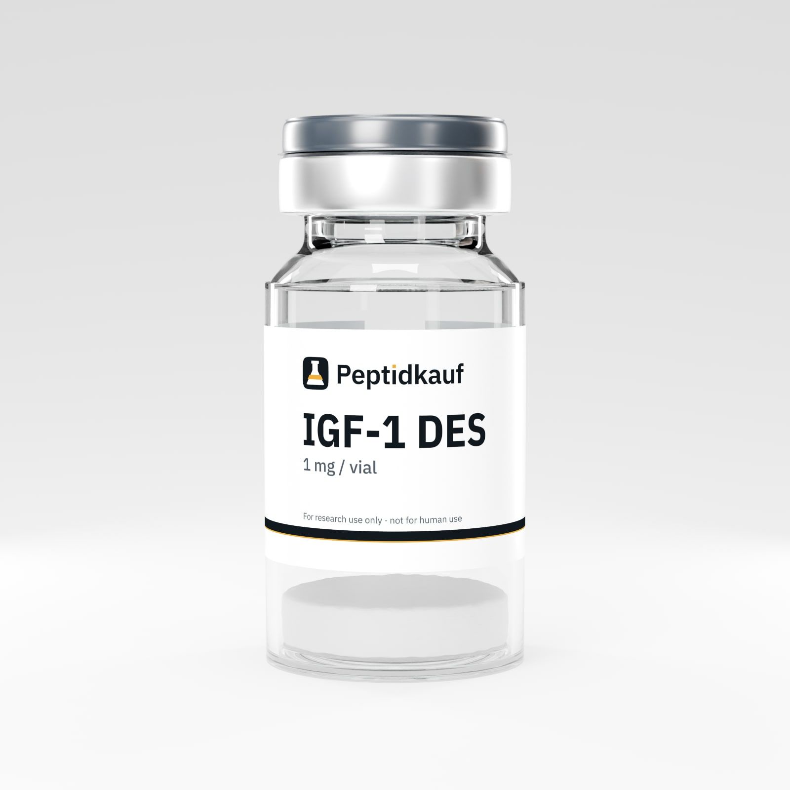 IGF-1 DES 1 mg mit Peptidkauf-Etikett