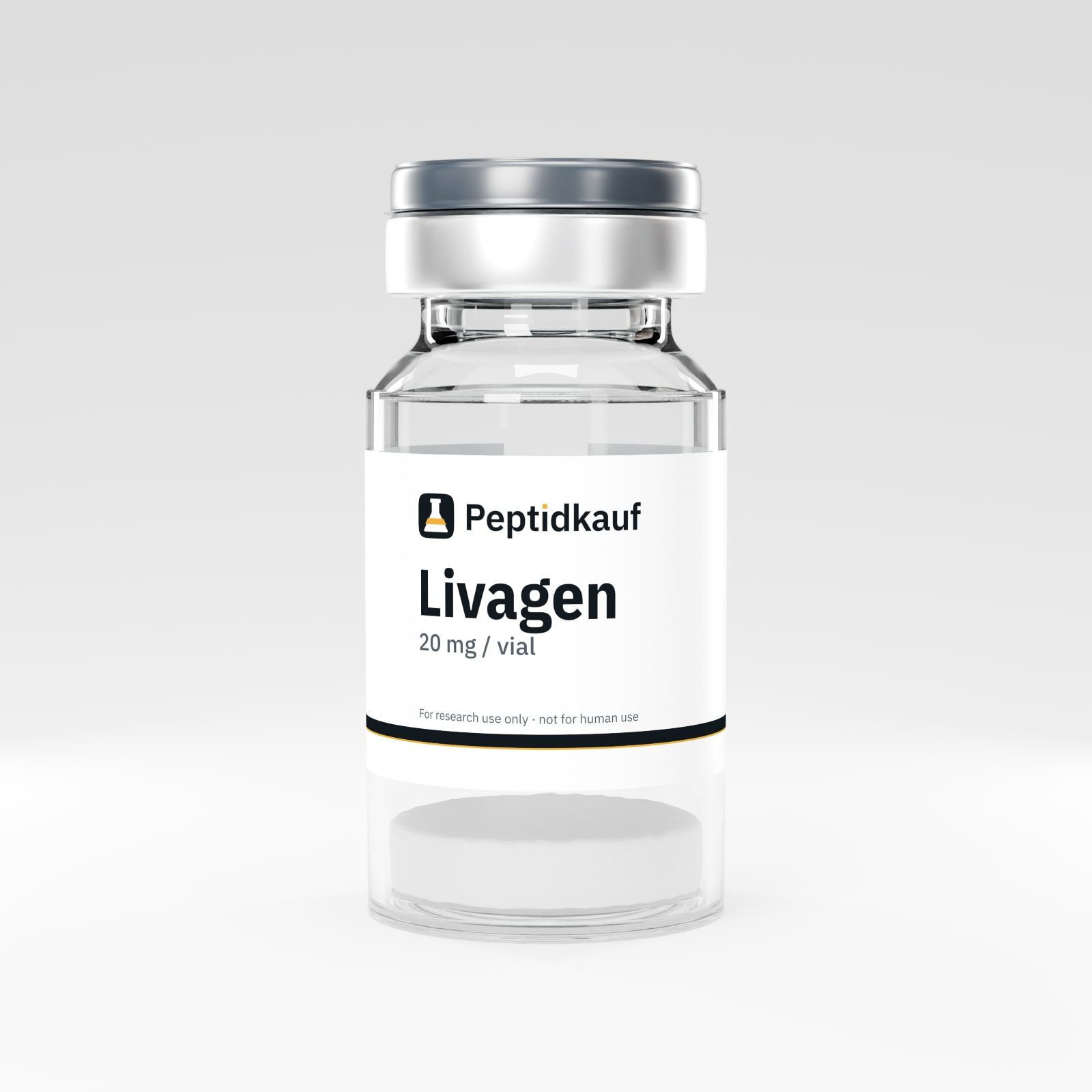 Livagen 20 mg with Peptidkauf label