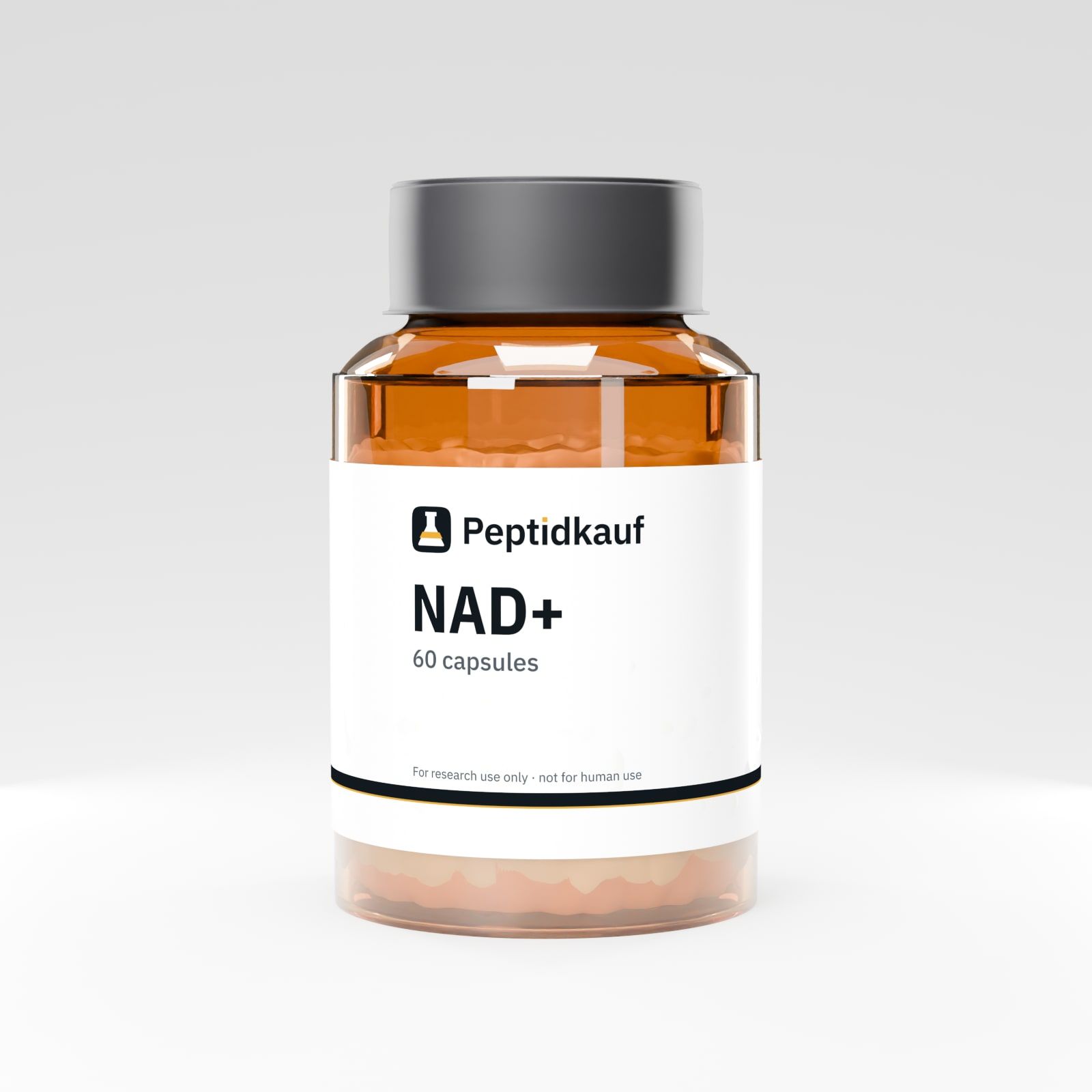 NAD+ Kapseln 60 Kapseln mit Peptidkauf-Etikett