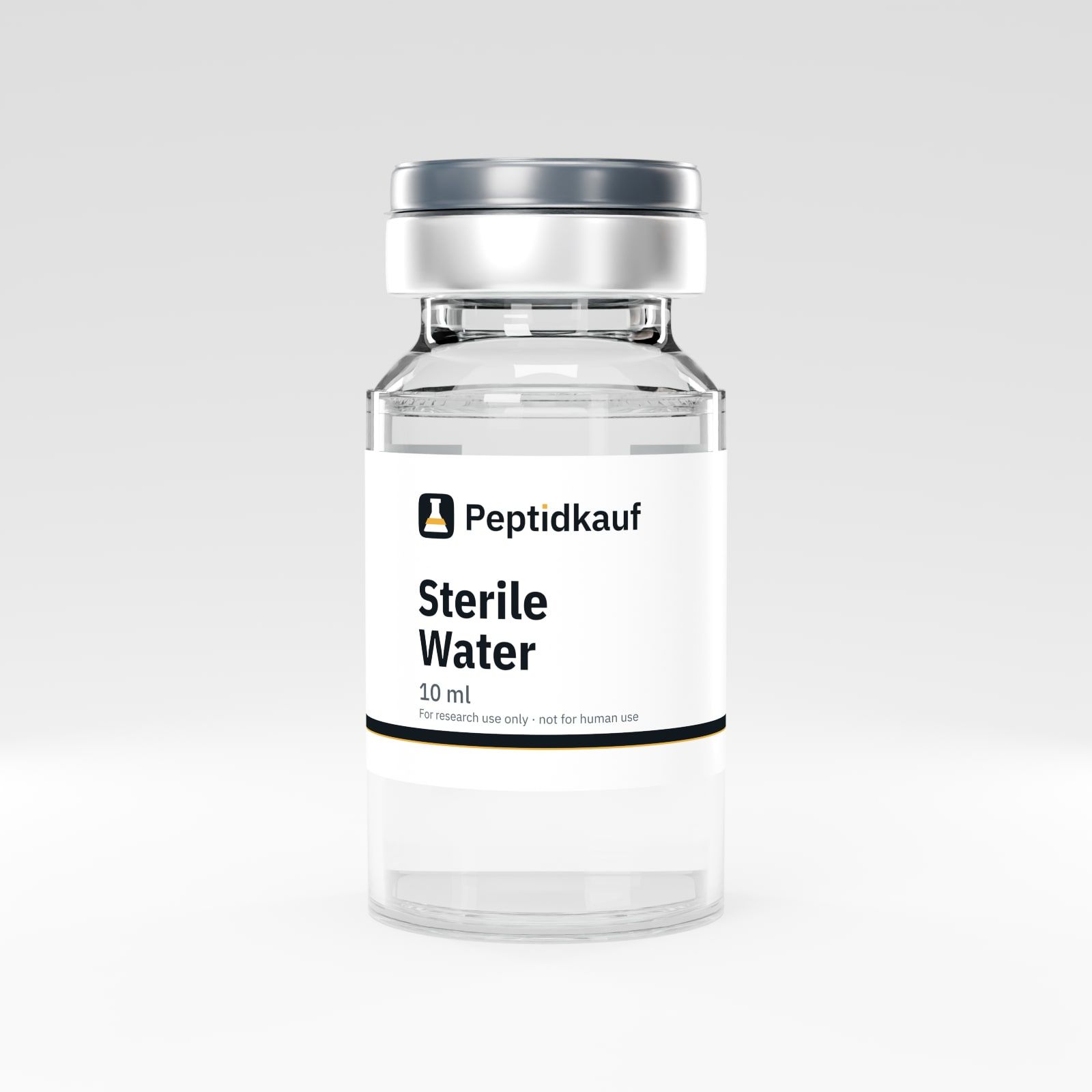 Sterile Water 10 ml with Peptidkauf label